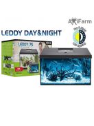 AquaEl Day&Night 75 Black – fekete színű akvárium szett - 105liter (72x35x40cm)