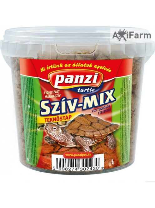 Szívmix Liofizált eleségkockák - Panzi - 100g vödrös